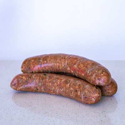 Lamb Sausage With Fennel in Store Made