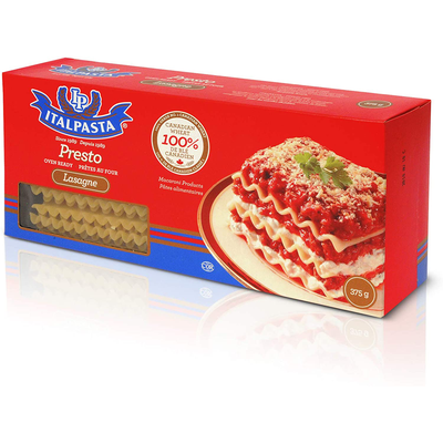Italpasta Presto Oven Ready Lasagna 375g