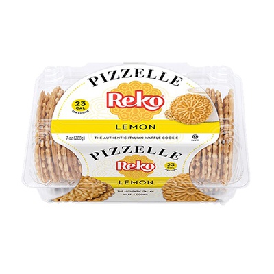 Reko Lemon Pizzelle Waffle Cookies 200g