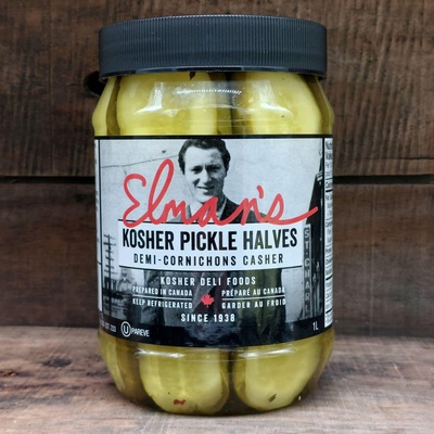 Elman's Dill Pickle Halves 1L
