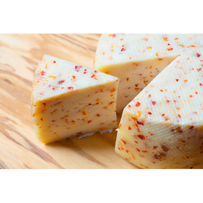 Caciotta Cheese With Red Pepper
