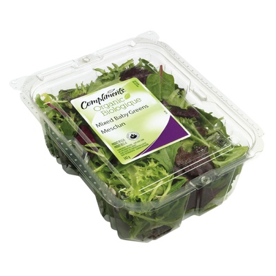 Compliments Organic Mixed Baby Greens 142g