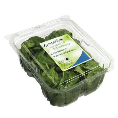 Compliments Organic Baby Spinach 142g