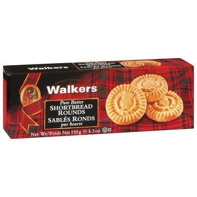 Walkers Pure Butter Shortbread Rounds 150g