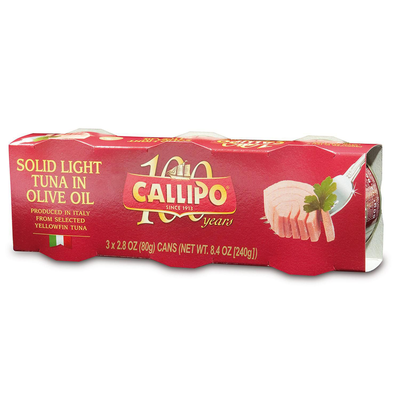 Callipo Tuna Solid Light in Oil 3 X 80g