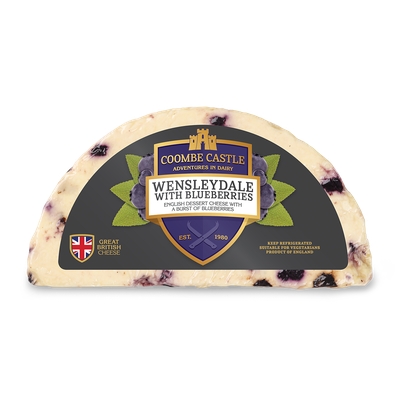 Wensleydale Cheese With Blueberries