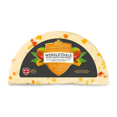 Wensleydale Cheese With Mango and Papaya