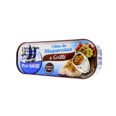 Petit Navire Grilled Mackerel Fillets 110g