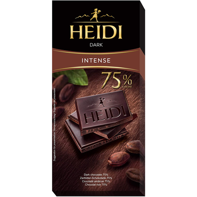 Heidi Intense 75% Dark Chocolate 80g