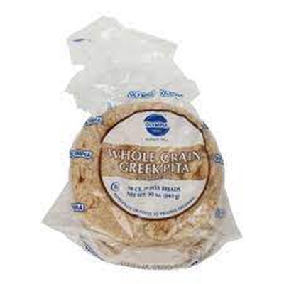 Olympia 7" Whole Grain Pita Bread 10 Pack