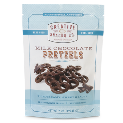 Creative Snacks Co. Milk Chocolate Pretzels 198g