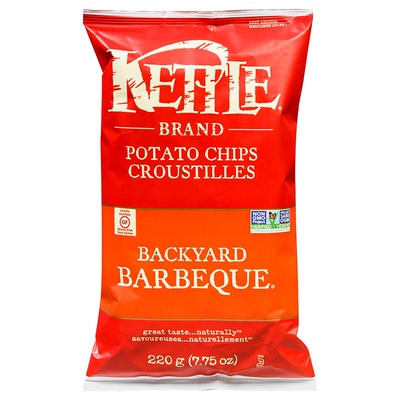 Kettle Brand Backyard Barbeque Potato Chips 220g