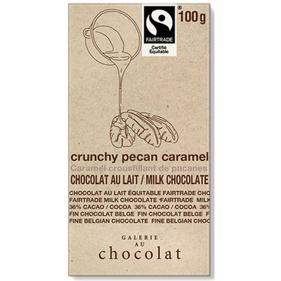 Galerie Au Chocolat Crunchy Pecan Caramel 100g