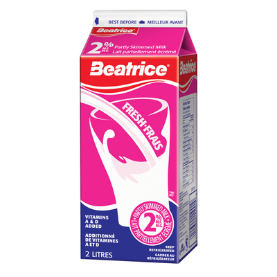 Beatrice 2% Milk 2L