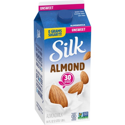 Silk Almond Milk Unsweetened 1.89L