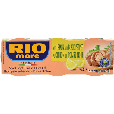 Rio Mare Tuna Limone & Pepper 3 X 80g