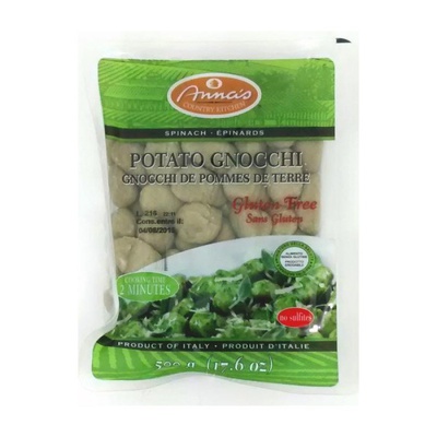 Anna's Gluten Free Spinach Gnocchi 500g