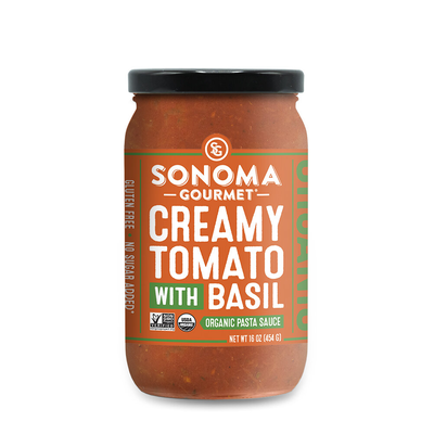 Sonoma Gourmet Creamy Tomato With Basil Organic Sauce 454g