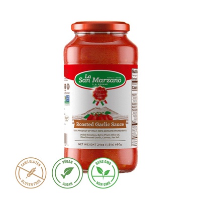 La San Marzano Roasted Garlic Sauce 680ml