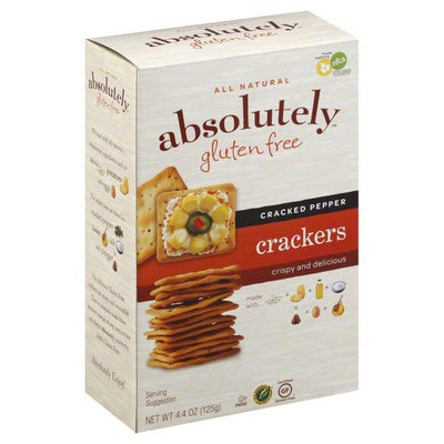 Absolutely Gluten Free Cracked Pepper Crackers 125g