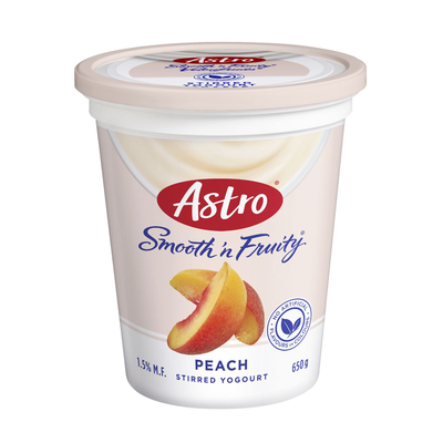Astro Peach Yogurt 650g