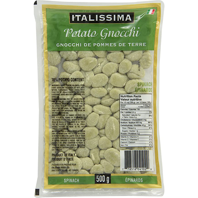 Italissima Spinach Gnocchi 500g