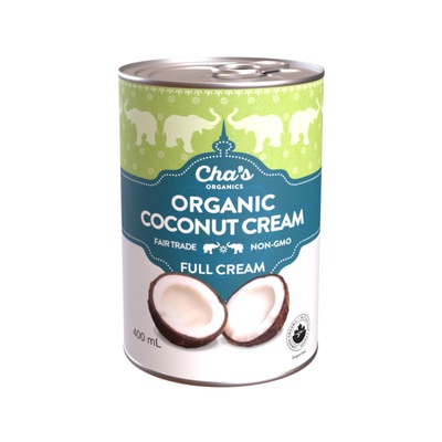Cha's Organic Coconut Cream 400ml