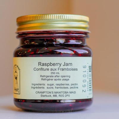 Crampton's Manitoba Maid Raspeberry Jam 250ml
