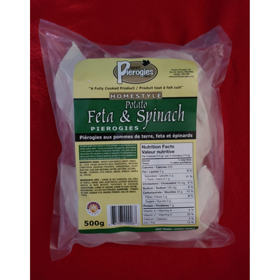 Perfect Pierogies Feta & Spinach Potato Perogies 500g