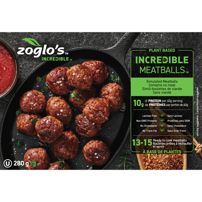 Zoglos Plant Based Incredible Meatballs 280g