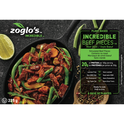 Zoglos Plant Based Incredible Beef Strips 225g