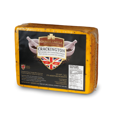 Crackington Red Leicester With Black Pepper