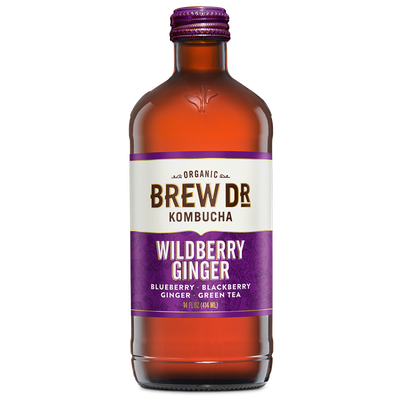 Brew Dr Wildberry Ginger Kombucha 414ml