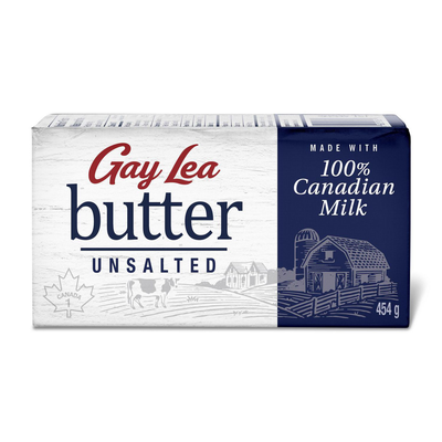 Gay Lea Unsalted Butter 454g