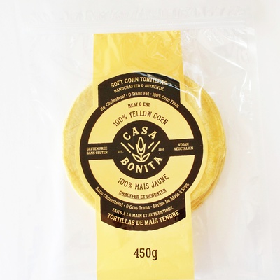 Casa Bonita Yellow Corn Tortillas 450g