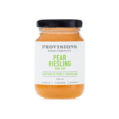 Provisions Pear Riesling Wine Jam Ontario 125ml