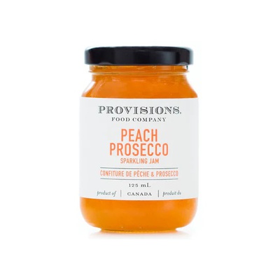 Provisions Peach Prosecco Sparkling Wine Jam Ontario 125ml