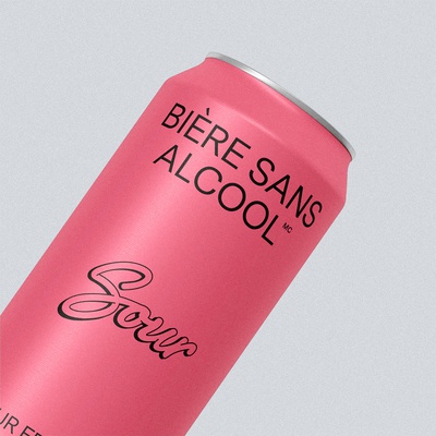 BSA Raspberry Sour Non Alcohlic Beer 473ml