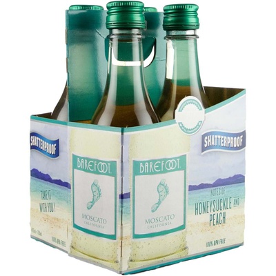 Barefoot Moscato California 4 X 187ml