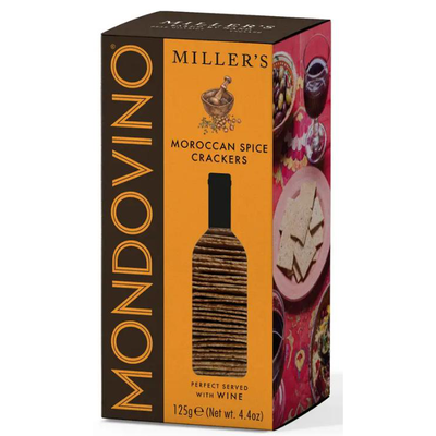 Mondovino Moroccan Spice Crackers 125g