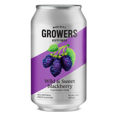 Growers Blackberry Cider British Columbia 6x355ml