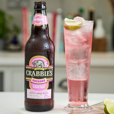 Crabbies Rhubarb Ginger Beer United Kingdom 500ml