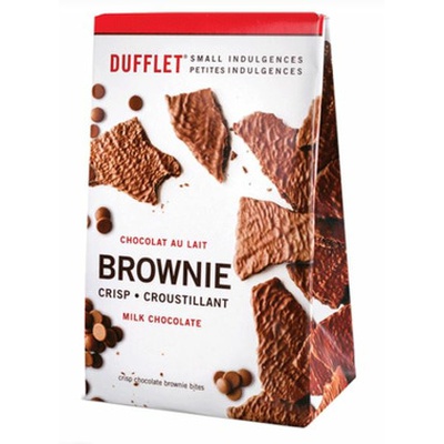 Dufflet Milk Chocolate Classic Brownie Thins 120g