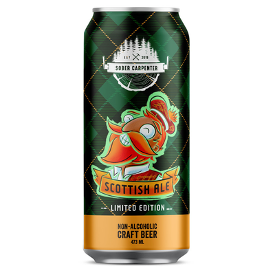 Sober Carpenter Scottish Ale Non-Alcoholic Beer 473ml