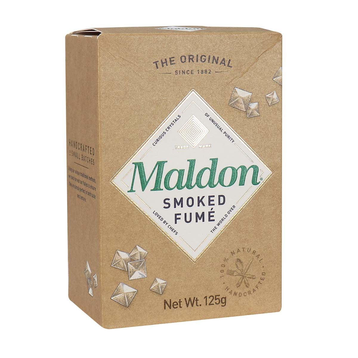 Maldon Smoked Sea Salt Flakes, 125g - DeLAURENTI