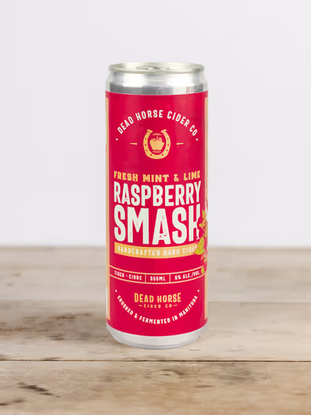 Dead Horse Cider Raspberry Smash Cider Manitoba 355ml